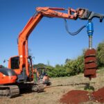 excavator auger drive