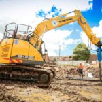 18500-45 auger drive on excavator
