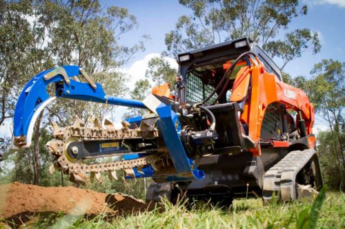 Skid Steer Trencher - Standard Flow - Up to 48" Depth - Up to 8″ Width - Image 4