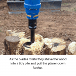 stump planer mid cut