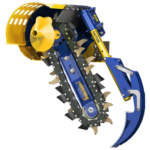 mt24 skid steer trencher