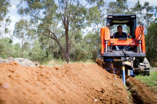 Skid Steer Trencher - Standard Flow - Up to 48" Depth - Up to 8″ Width - Image 2