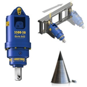 Skid steer log splitter package