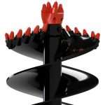 bullet rock auger