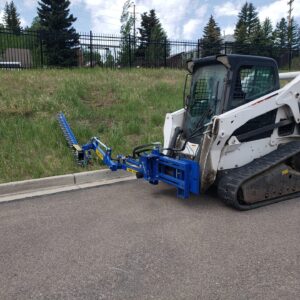 slanetrac hedge trimmer for skid steers