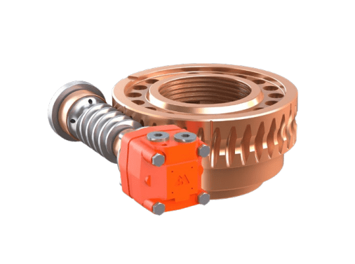 tiltrotator worm drive