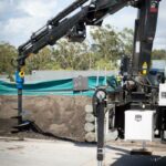 truck crane auger