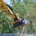 cangini excavator flail mower