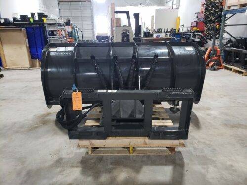 Skid Steer Snow Plow - Hydraulic - Up to 144" Wide | IronCraft USA - Image 2