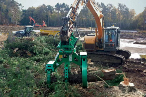 Large Excavator Tree Shear - WR Series - Trevi Benne - Image 4